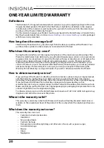 Preview for 20 page of Insignia NS-UZ17XSS9 User Manual