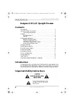 Preview for 2 page of Insignia NS-UZ58WH6 User Manual