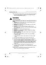 Preview for 4 page of Insignia NS-UZ58WH6 User Manual