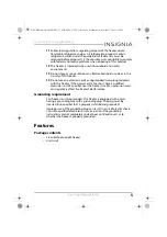 Preview for 5 page of Insignia NS-UZ58WH6 User Manual