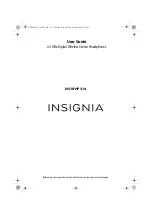 Insignia NS-WHP314 User Manual preview