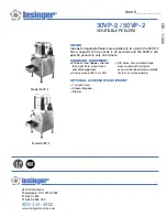 Insinger 30VP-2 Specifications preview