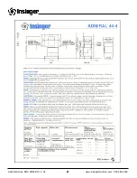 Preview for 4 page of Insinger ADMIRAL 44-4 Technical Manual