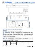 Preview for 2 page of Insinger AQUA SCRUBBER QUADJET Specifications