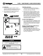 Preview for 20 page of Insinger CLIPPER RC Technical Manual