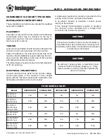 Preview for 10 page of Insinger Commander 18-6 Technical Manual