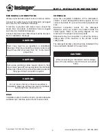 Preview for 11 page of Insinger Commander 18-6 Technical Manual