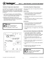 Preview for 19 page of Insinger Commander 18-6 Technical Manual