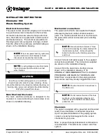 Preview for 12 page of Insinger Eliminator 900 Technical Manual