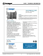 Preview for 7 page of Insinger GalleyMaster 135-LH-E Technical Manual