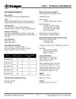 Preview for 10 page of Insinger GalleyMaster 135-LH-E Technical Manual