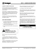 Preview for 17 page of Insinger GalleyMaster 135-LH-E Technical Manual