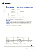 Предварительный просмотр 4 страницы Insinger GS 302 Technical Manual