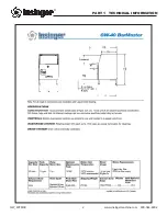 Preview for 4 page of Insinger GW-40 BarMaster Installation, Operation And Maintenance Instructions