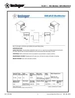 Preview for 6 page of Insinger GW-40 BarMaster Installation, Operation And Maintenance Instructions