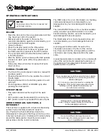 Preview for 15 page of Insinger GW-40 BarMaster Installation, Operation And Maintenance Instructions