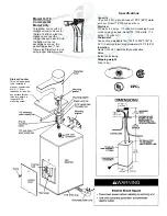 Preview for 7 page of InSinkErator Steamin' Hot H-770 Installation, Care And Use