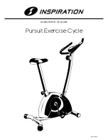 Inspiration Pursuit Exercise Cycle Owner'S Manual предпросмотр