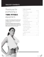 Preview for 4 page of Inspiration York Fitness 53041 Instruction Manual