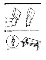 Preview for 2 page of INSPIRE Q Carol Grey Pleated Velvet Sofa Assembly Instruction