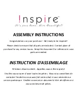 Preview for 1 page of Inspire 202-552 Assembly Instructions