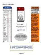 Preview for 25 page of Inspire BL1 Inspire Assembly & Operation Manual