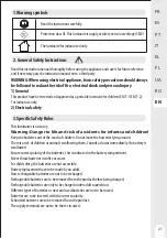 Предварительный просмотр 21 страницы Inspire BLF-1207-1L-2 Instruction Manual