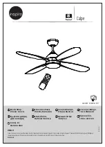 Предварительный просмотр 1 страницы Inspire Calpe MB48401 Assembly, Use, Maintenance Manual