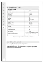 Предварительный просмотр 46 страницы Inspire Calpe MB48401 Assembly, Use, Maintenance Manual