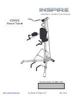 Preview for 1 page of Inspire CDVK2 Power Tower Assembly & Operation Manual