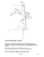 Preview for 13 page of Inspire CDVK2 Power Tower Assembly & Operation Manual