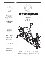 Inspire CR 2.1 Owner'S Manual предпросмотр