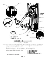 Предварительный просмотр 16 страницы Inspire Dual Lat/Row Assembly & Operation Manual