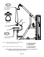 Предварительный просмотр 18 страницы Inspire Dual Lat/Row Assembly & Operation Manual