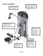 Предварительный просмотр 27 страницы Inspire Dual Lat/Row Assembly & Operation Manual