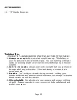 Preview for 28 page of Inspire Dual Lat/Row Assembly & Operation Manual