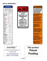 Preview for 28 page of Inspire M1 Assembly & Operation Manual