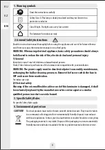 Preview for 8 page of Inspire MIRASOL Assembly, Use, Maintenance Manual