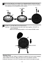 Предварительный просмотр 4 страницы Inspire Q Classic Batavia Blue Balance Ball Assembly Instruction