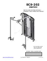 Preview for 1 page of Inspire SCS-202 Assembly And Operation Manual