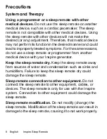 Предварительный просмотр 22 страницы Inspire SLEEP REMOTE Manual