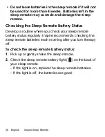 Предварительный просмотр 50 страницы Inspire SLEEP REMOTE Manual