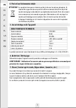 Preview for 6 page of Inspire WE25611H90 Assembly, Use, Maintenance Manual