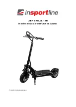 Preview for 1 page of Insportline 20044 E-scooter Amstro User Manual