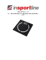 Preview for 1 page of Insportline 6169 User Manual