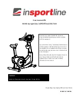 Preview for 1 page of Insportline 896 SEG 7020 User Manual