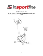 Preview for 1 page of Insportline Erinome YKB5815 User Manual