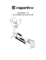 Preview for 1 page of Insportline Gemini E200 User Manual