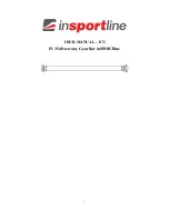 Insportline IN 354 User Manual preview