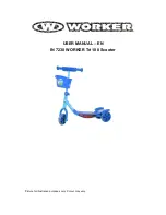 Preview for 1 page of Insportline IN 7230 worker tri 100 User Manual